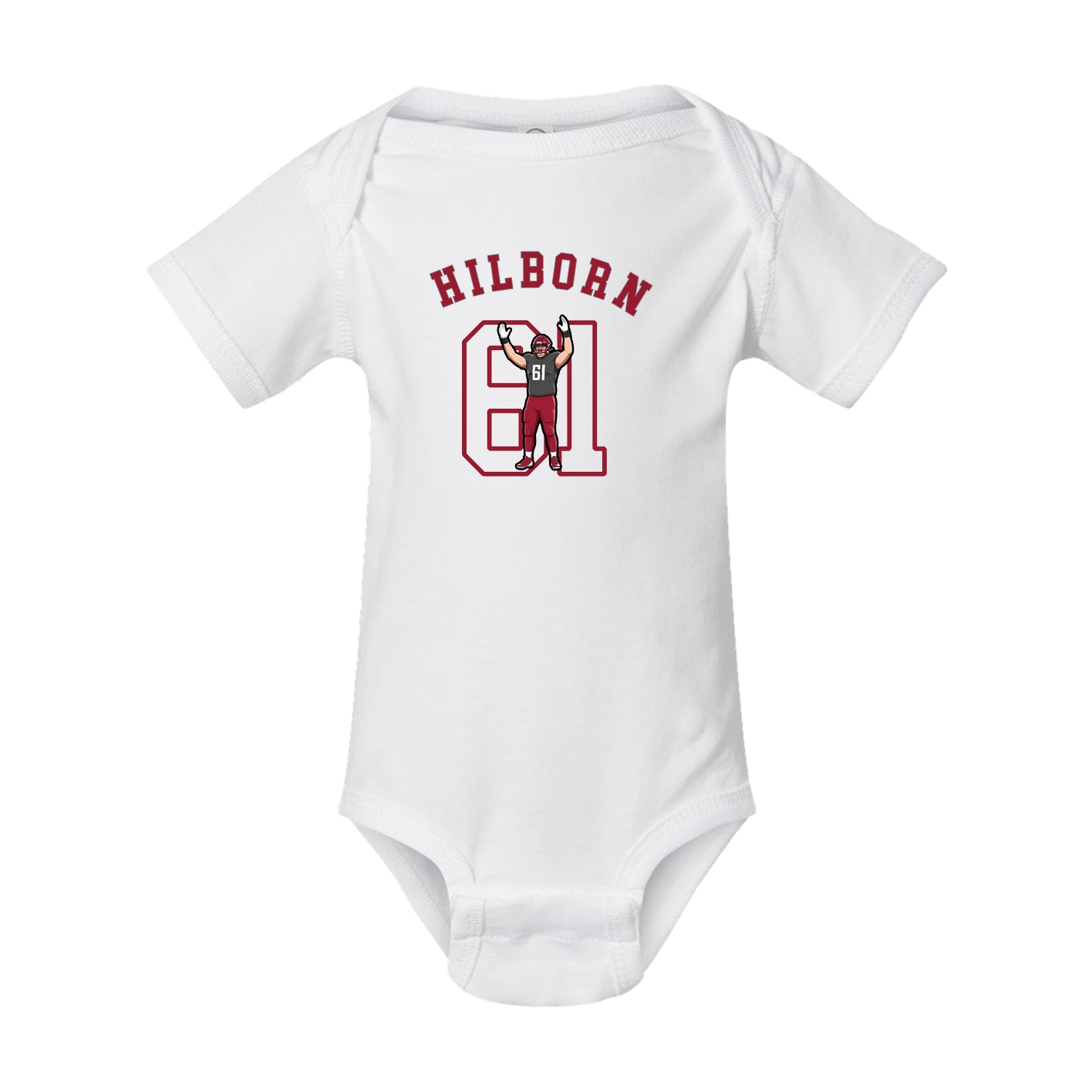 Baby Onesie — Shirsey Arch in White