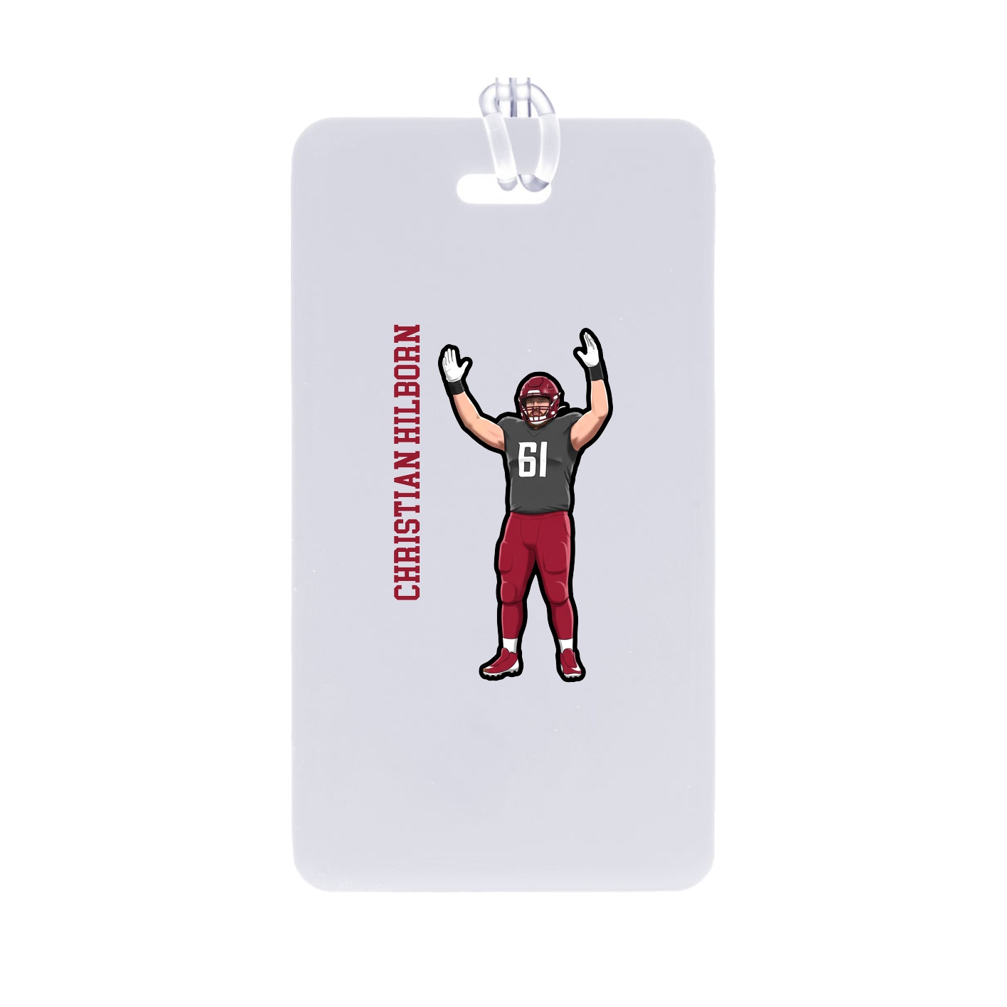 Bag Tag — Name Vertical in Classic