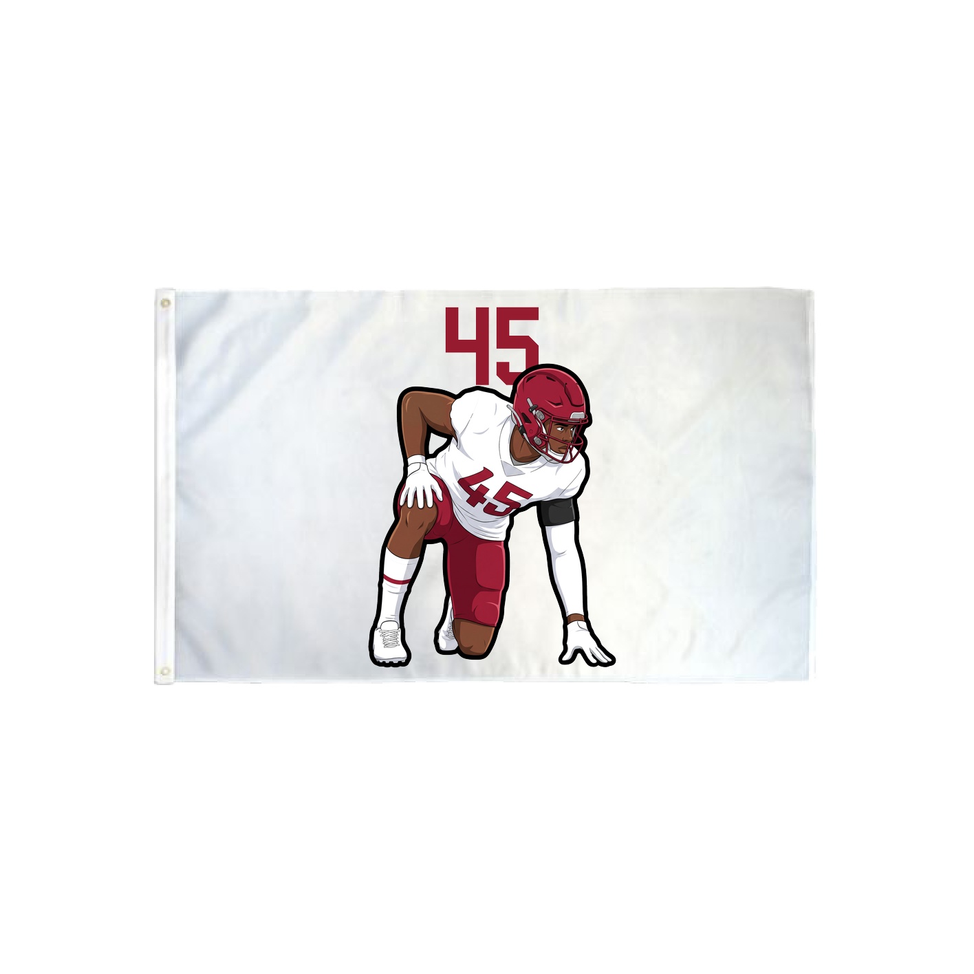3x5 Flag — Number Top in Classic