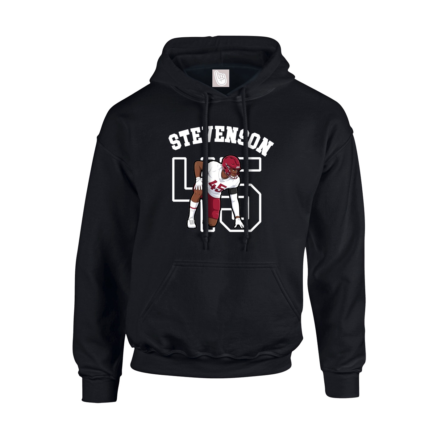Youth Hoodie — Shirsey Arch in Black