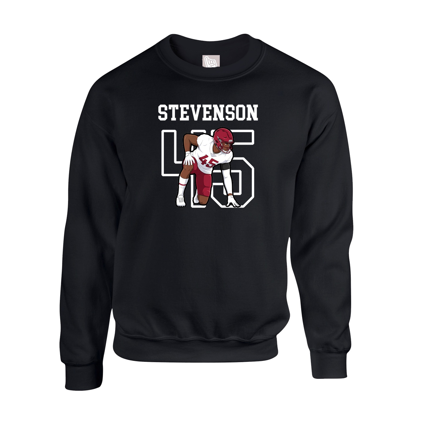 Fleece Crew — Shirsey in Black