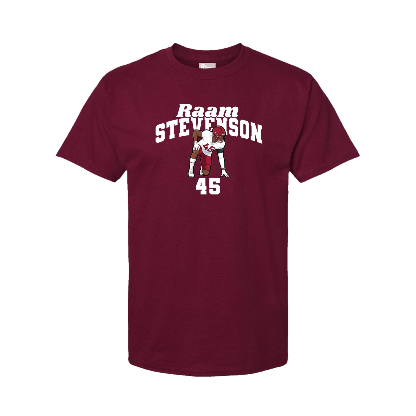 Tee — Signature Arch in Cardinal