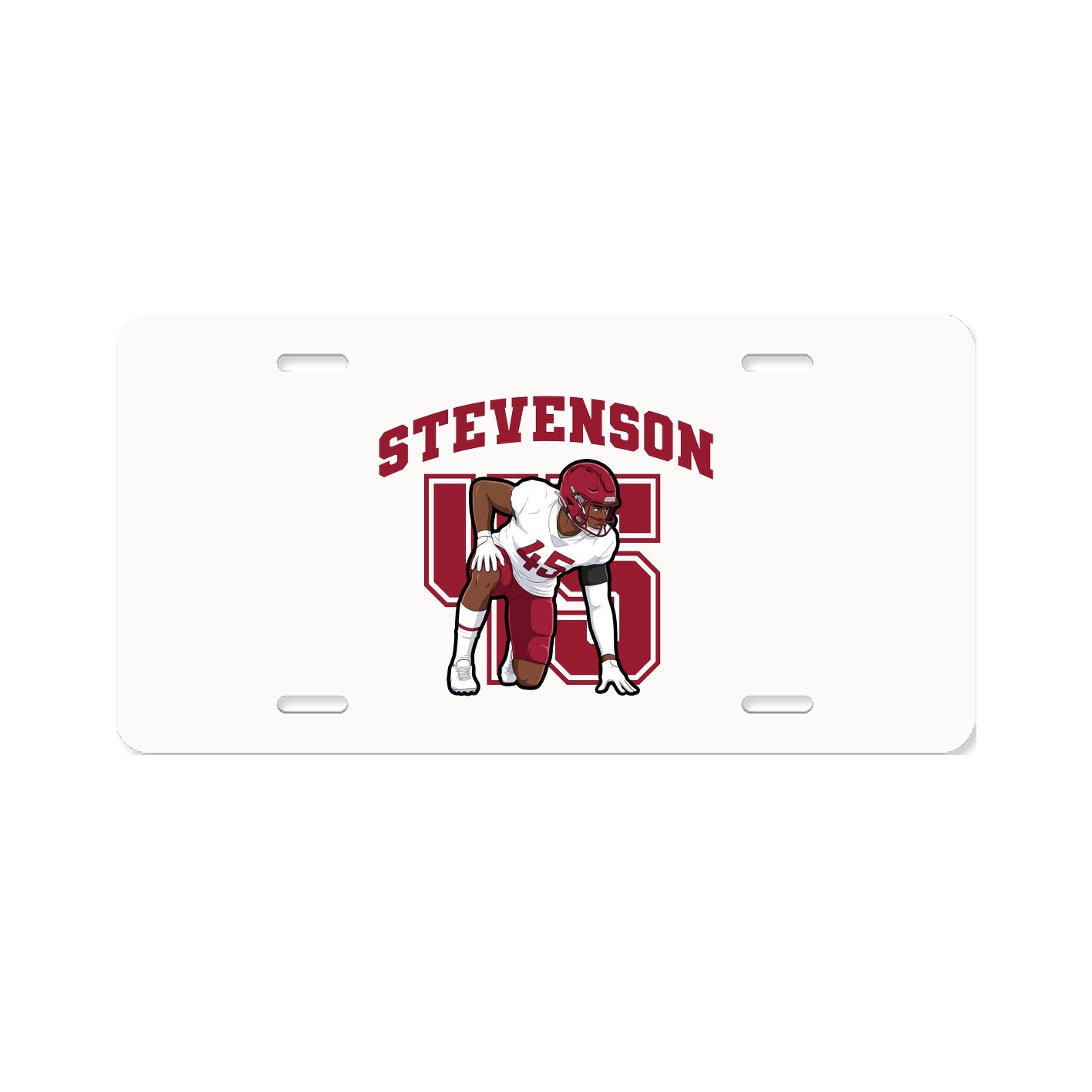 License Plate — Number in Classic