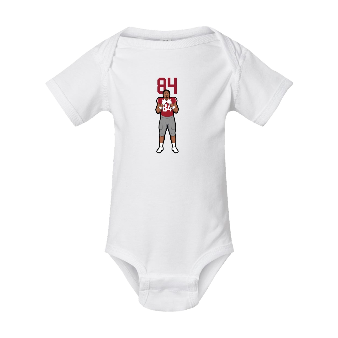 Baby Onesie — Number Top in White