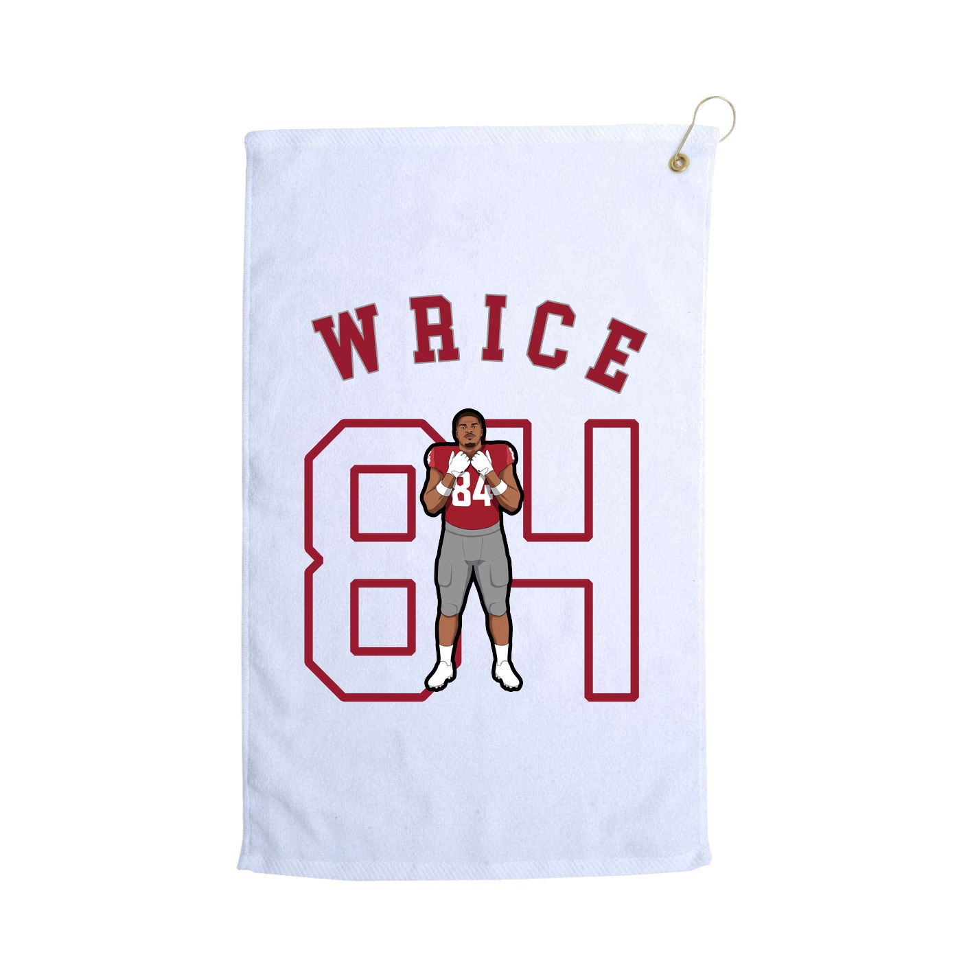 Golf Towel — Shirsey Arch in White