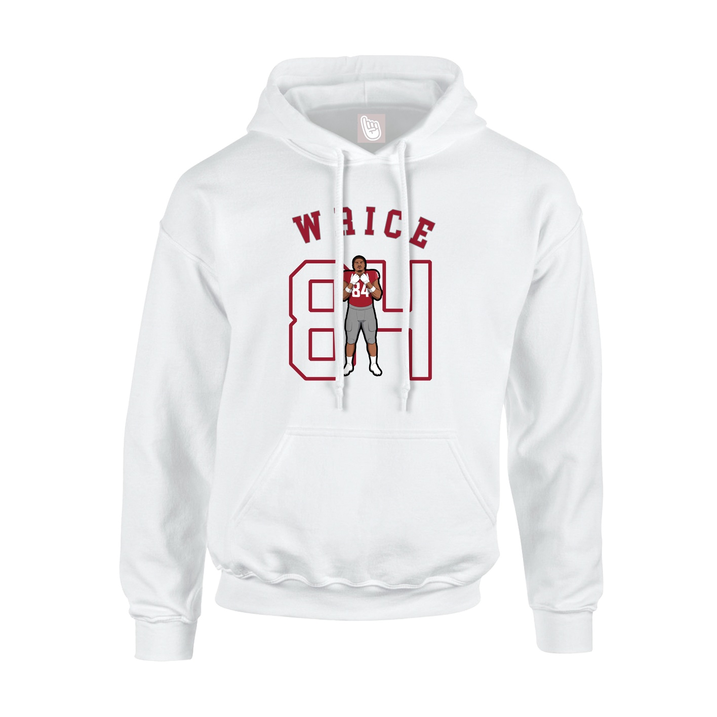 Youth Hoodie — Shirsey Arch in White