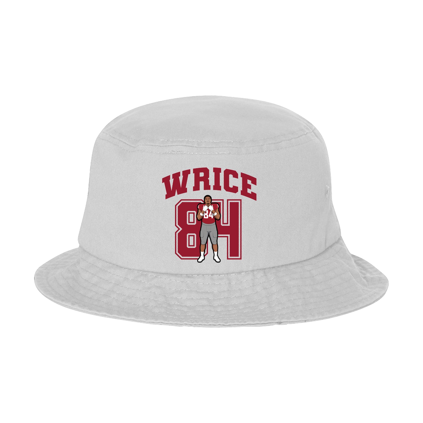 Bucket Cap — Number in White