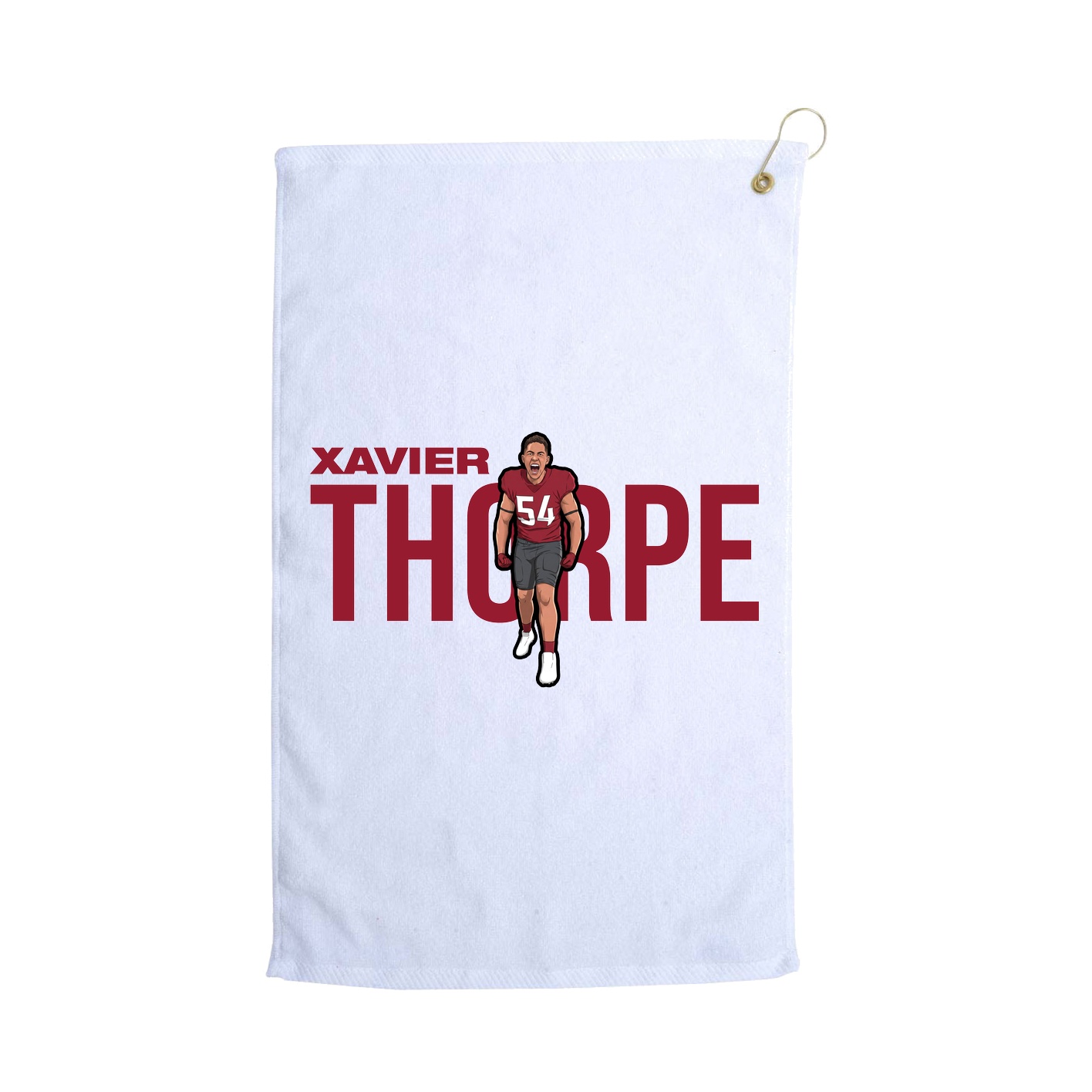 Golf Towel — Player Name in White