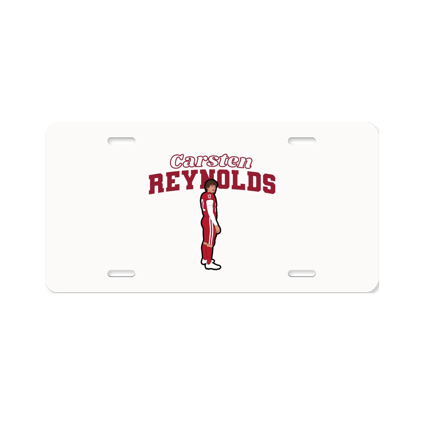 License Plate — Name Arch in Classic
