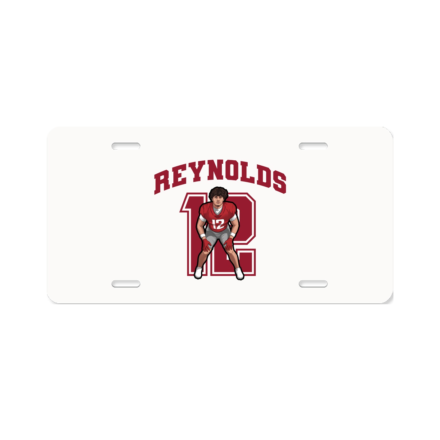 License Plate — Number in Classic