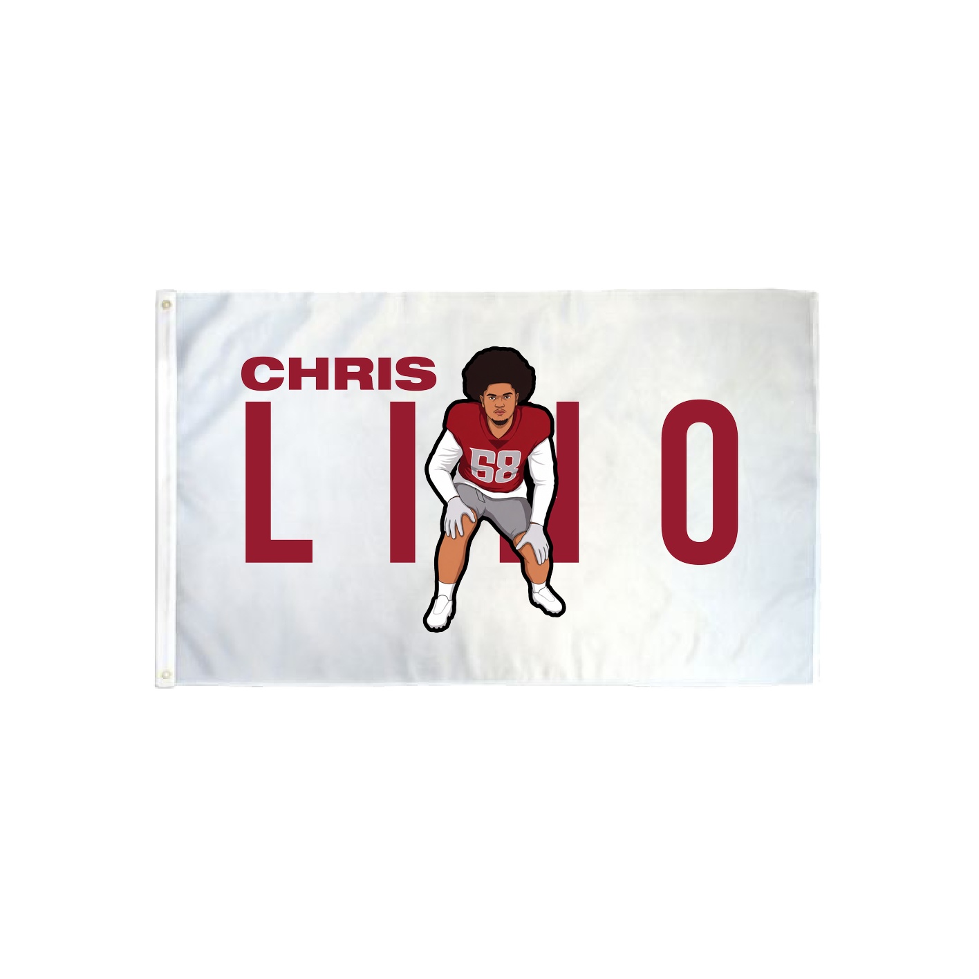 3x5 Flag — Player Name in Classic