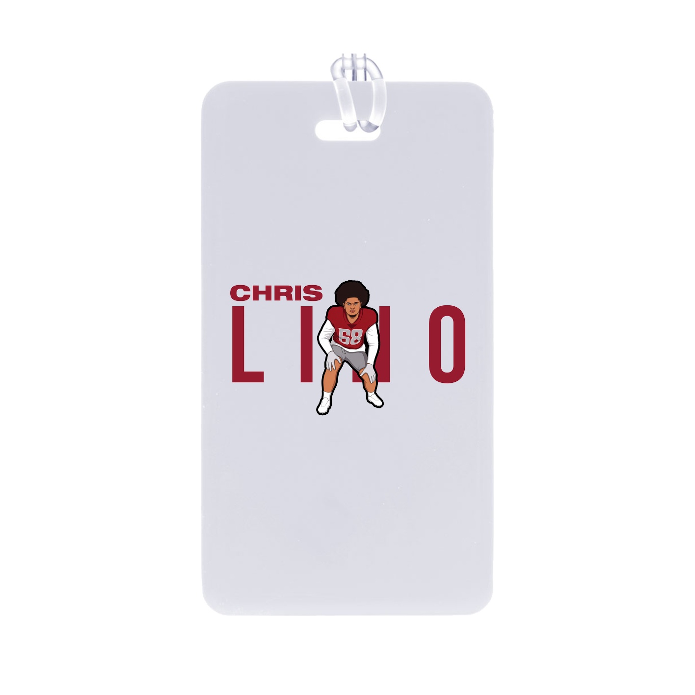 Bag Tag — Player Name in Classic