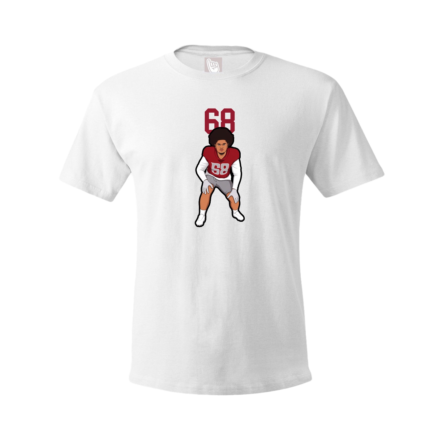 Tee — Number Top in White