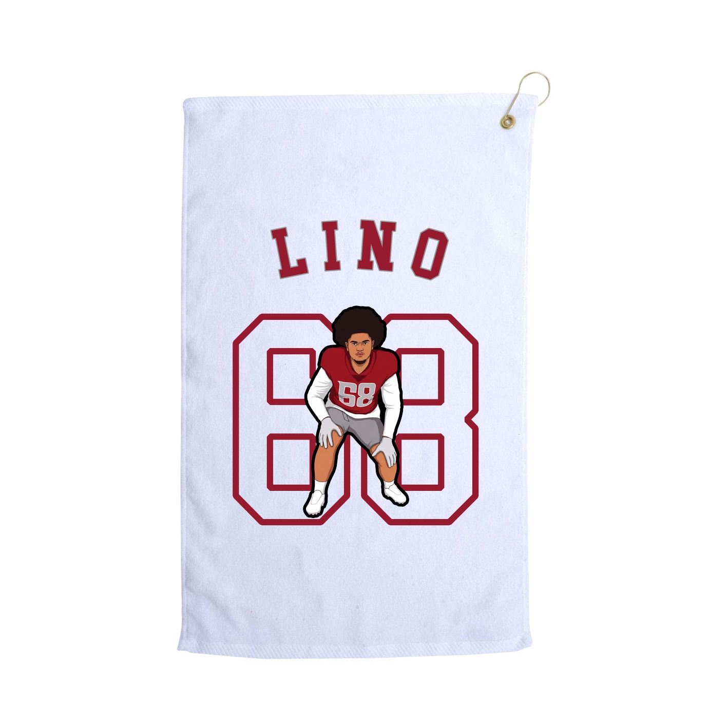 Golf Towel — Shirsey Arch in White