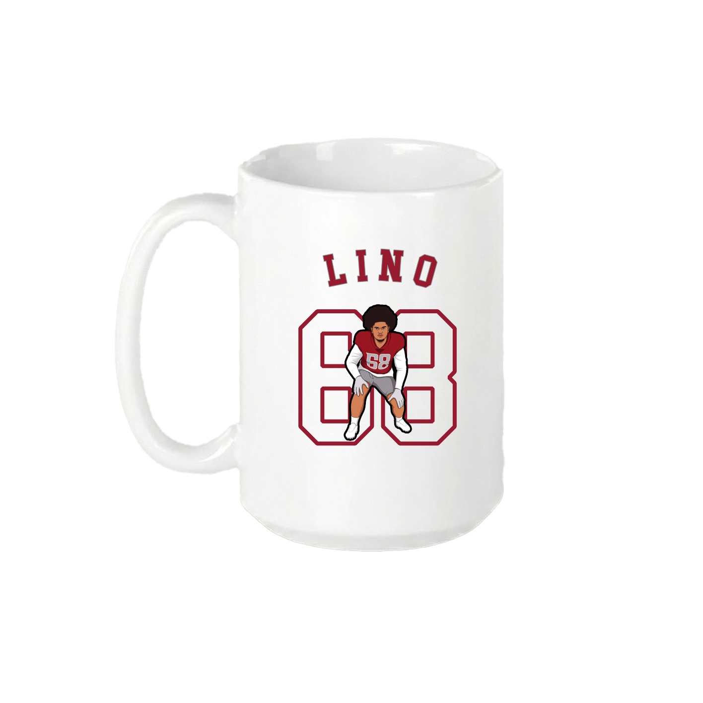 15oz Coffee Mug — Shirsey Arch in White