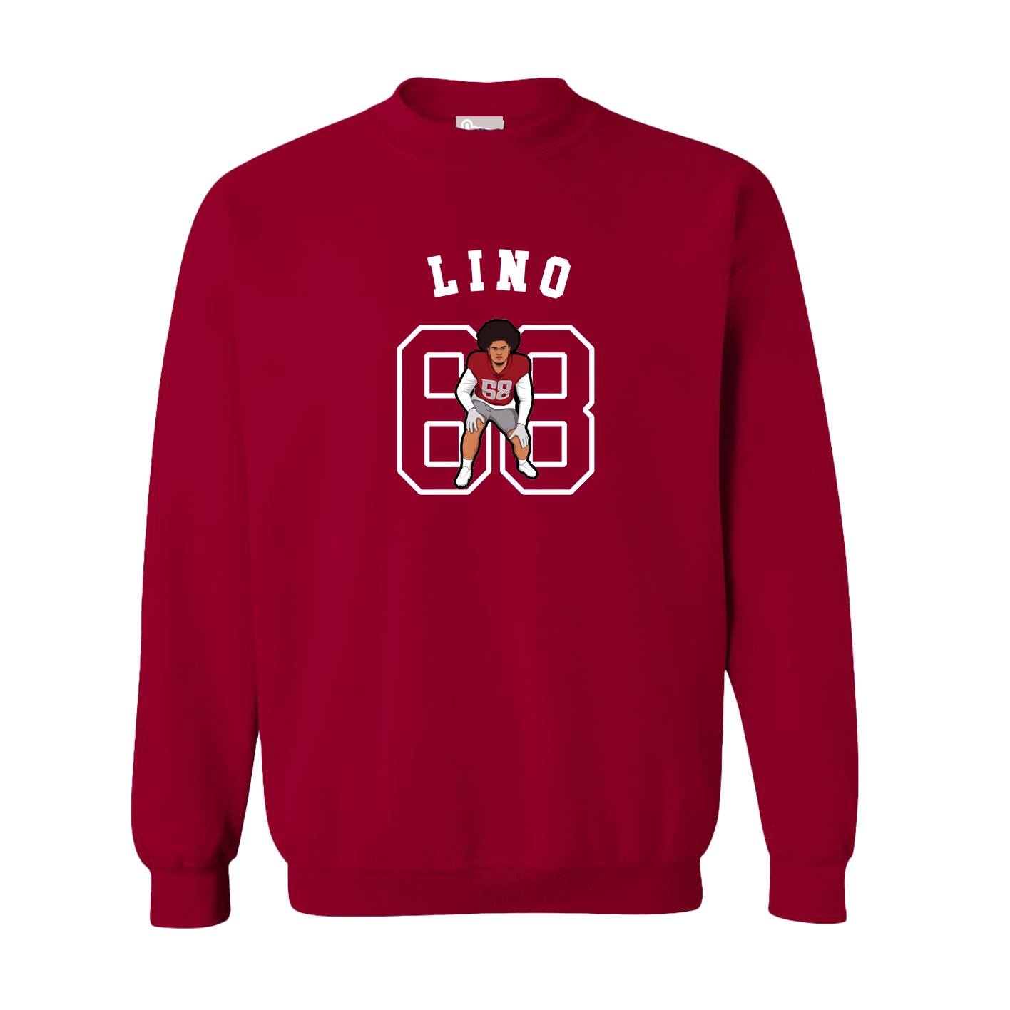 Fleece Crew — Shirsey Arch in Cardinal