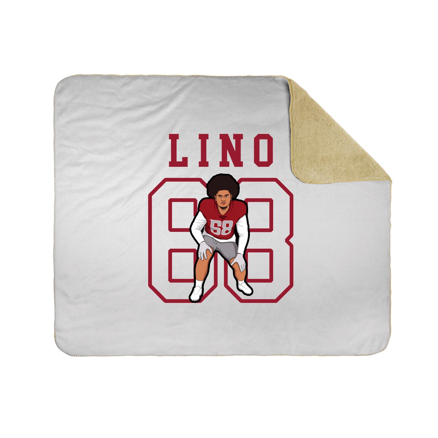 Throw Blanket — Shirsey in White