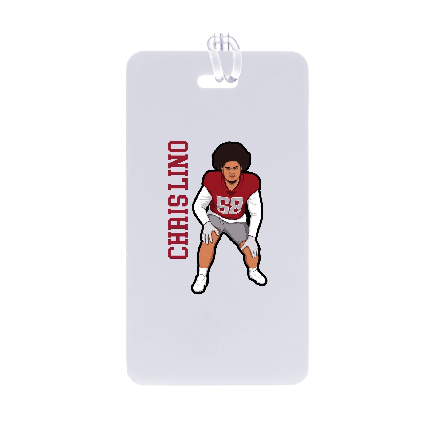 Bag Tag — Name Vertical in Classic