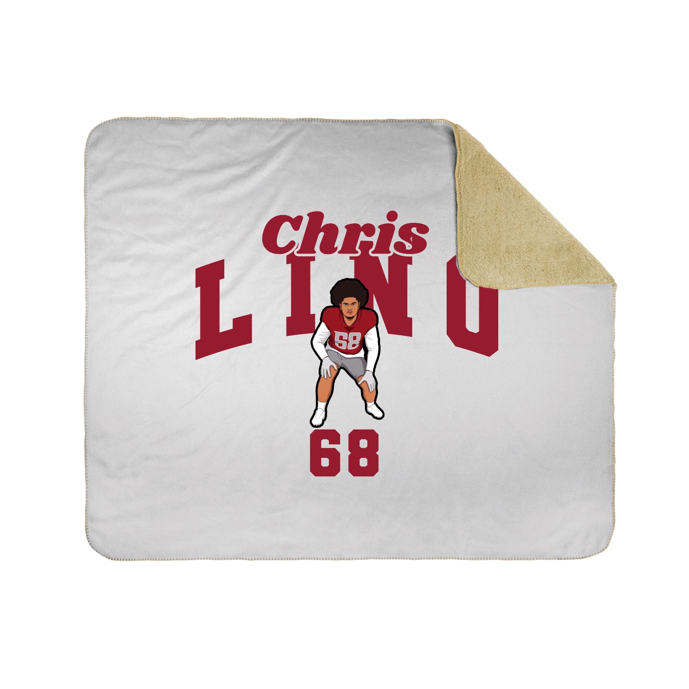 Throw Blanket — Signature Arch in White