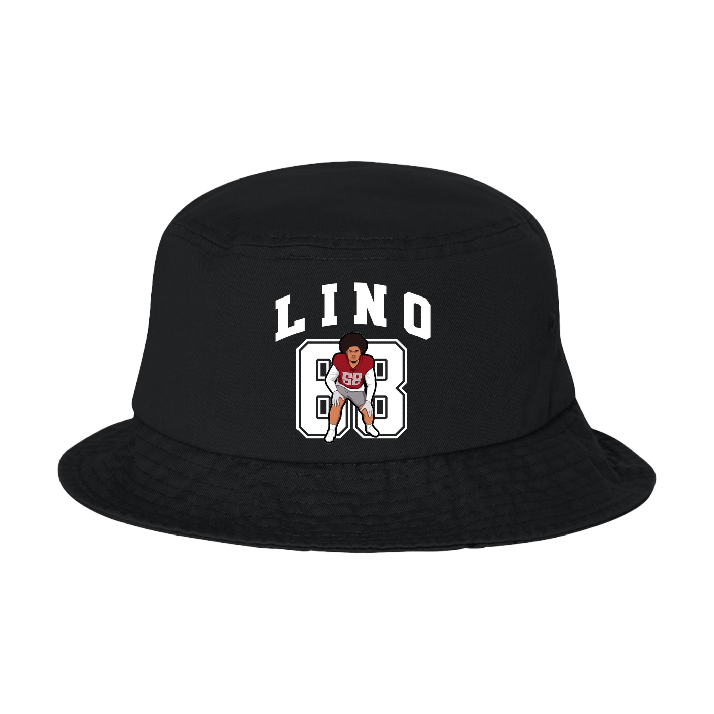 Bucket Cap — Number in Black