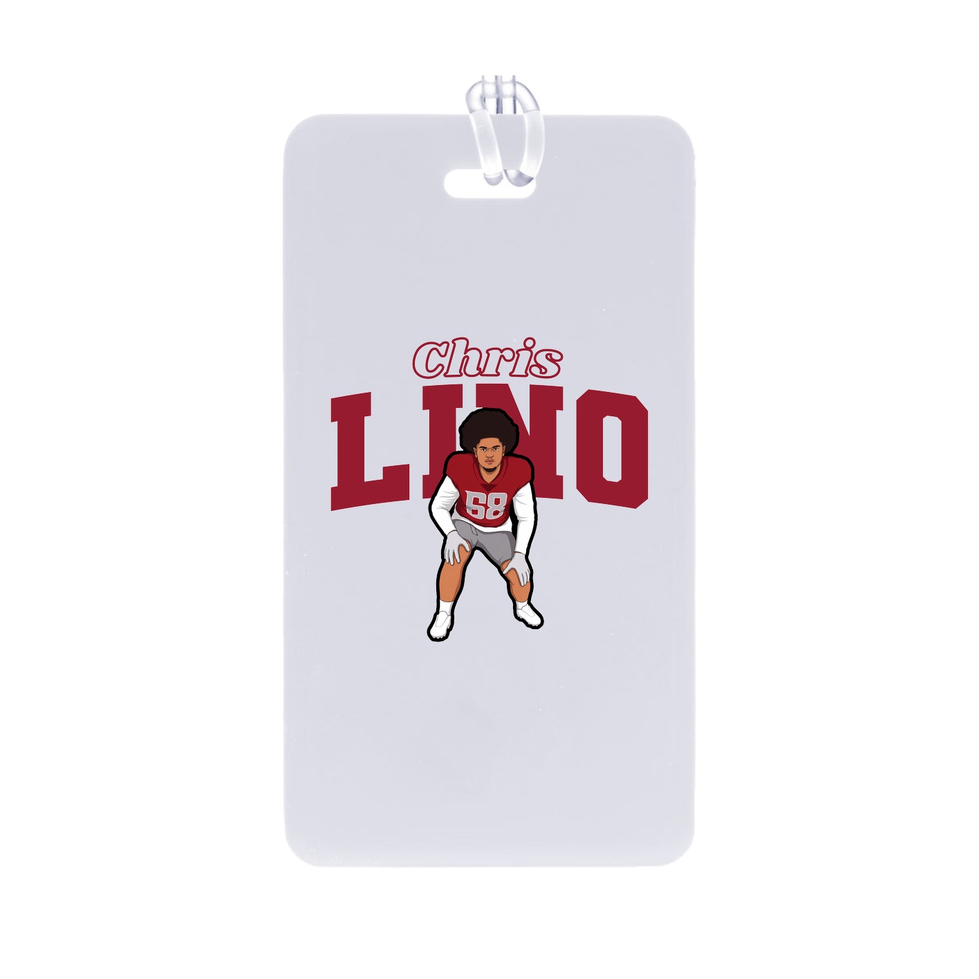 Bag Tag — Name Arch in Classic