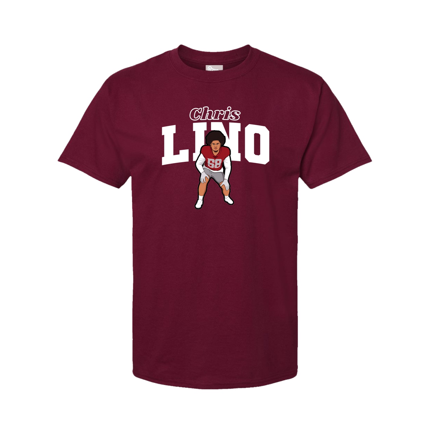 Youth Tee — Name Arch in Cardinal
