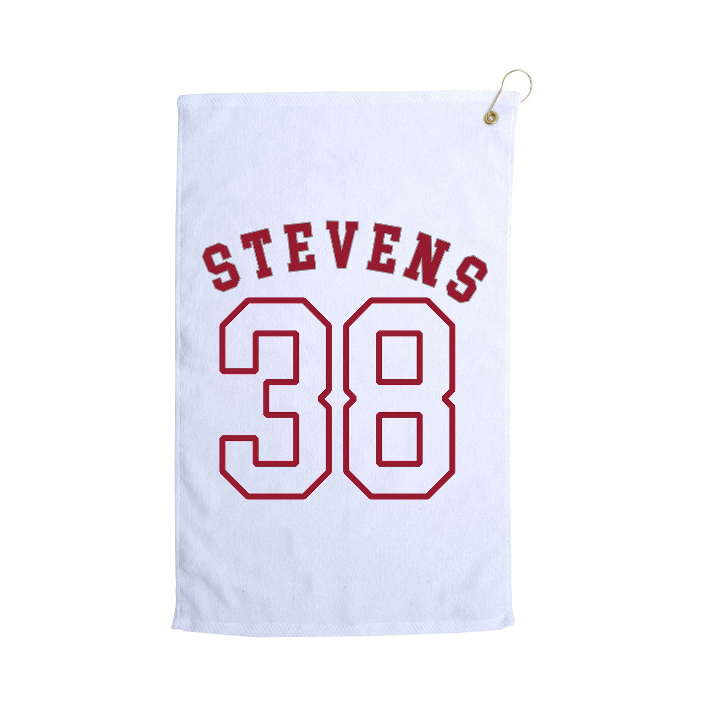 Golf Towel — Shirsey Arch in White