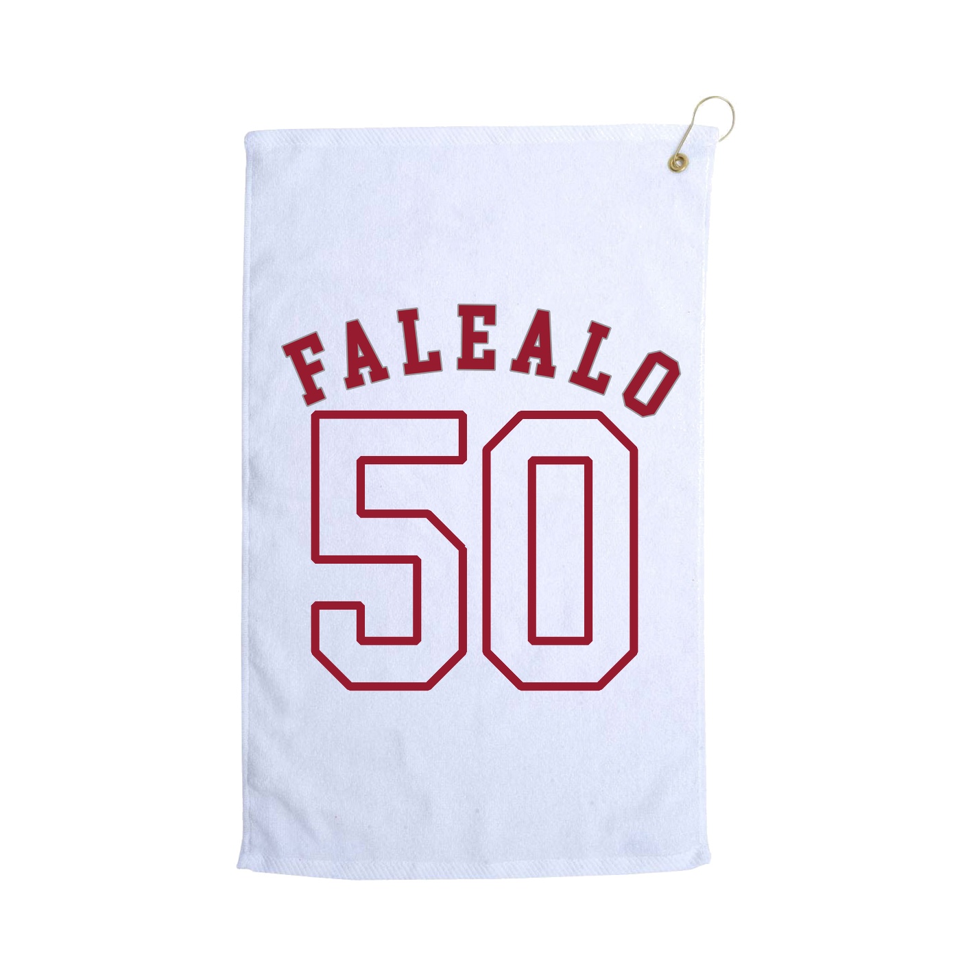 Golf Towel — Shirsey Arch in White