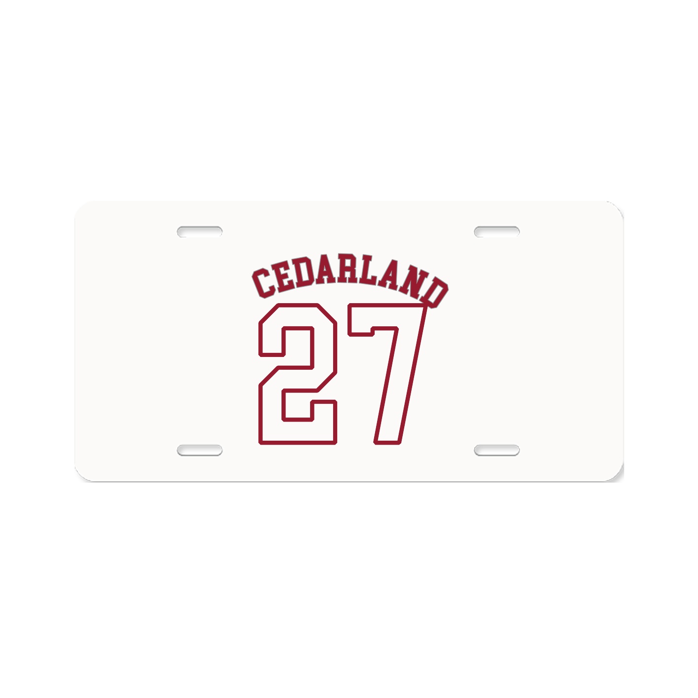 License Plate — Shirsey Arch in Classic