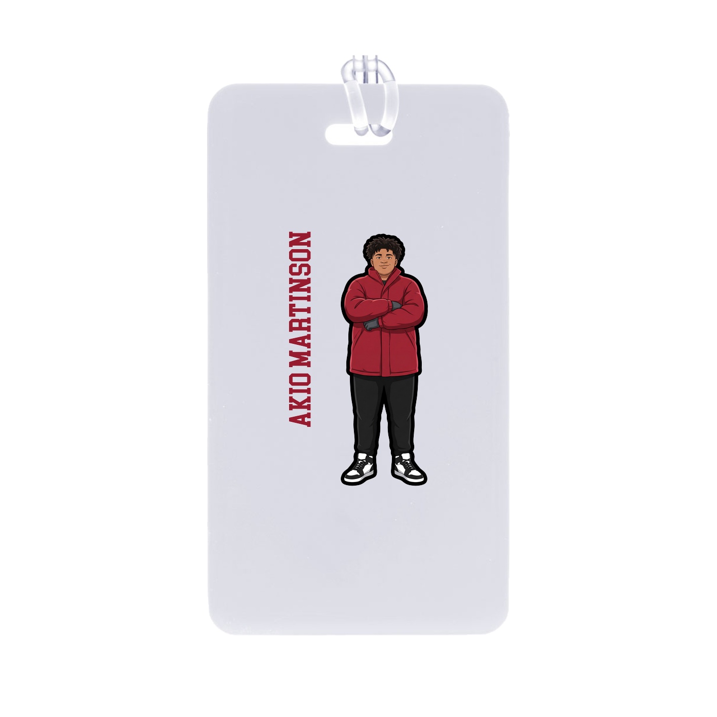 Bag Tag — Name Vertical in Classic