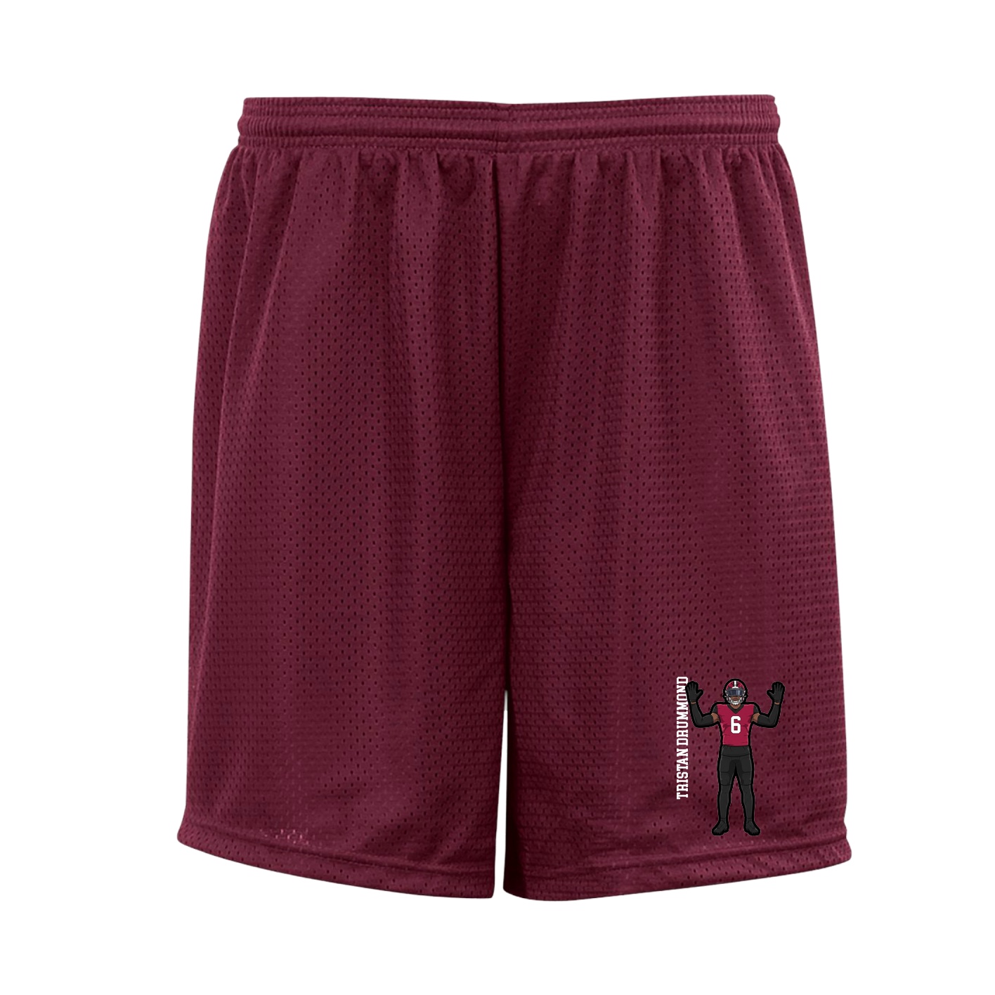 Shorts — Name Vertical in Cardinal