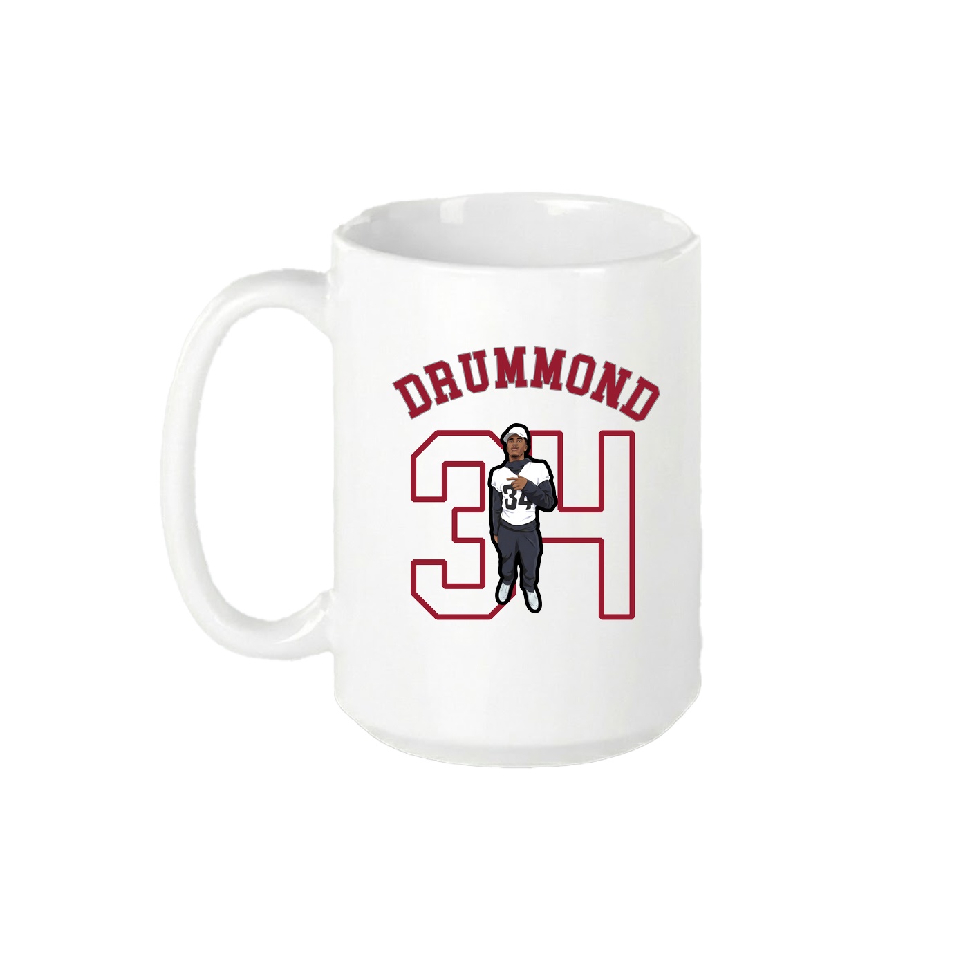 15oz Coffee Mug — Shirsey Arch in White