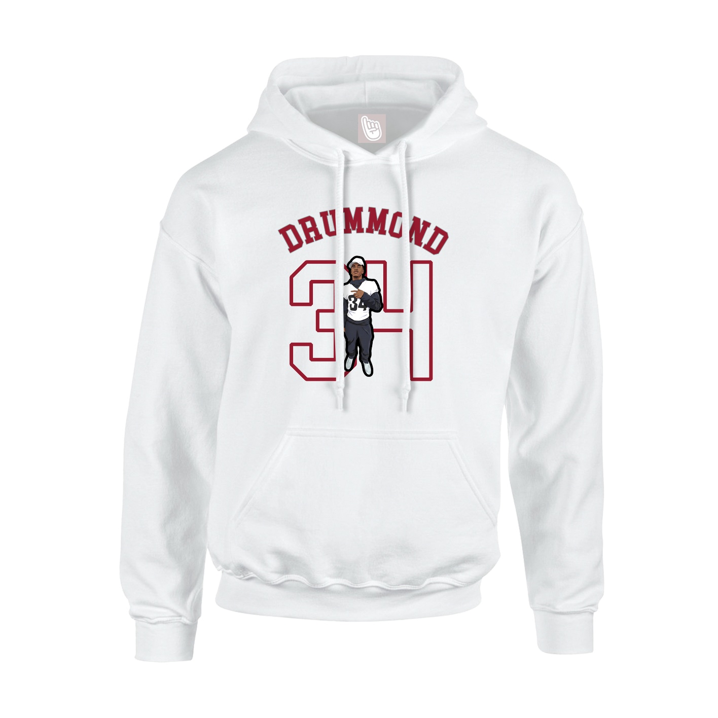 Youth Hoodie — Shirsey Arch in White