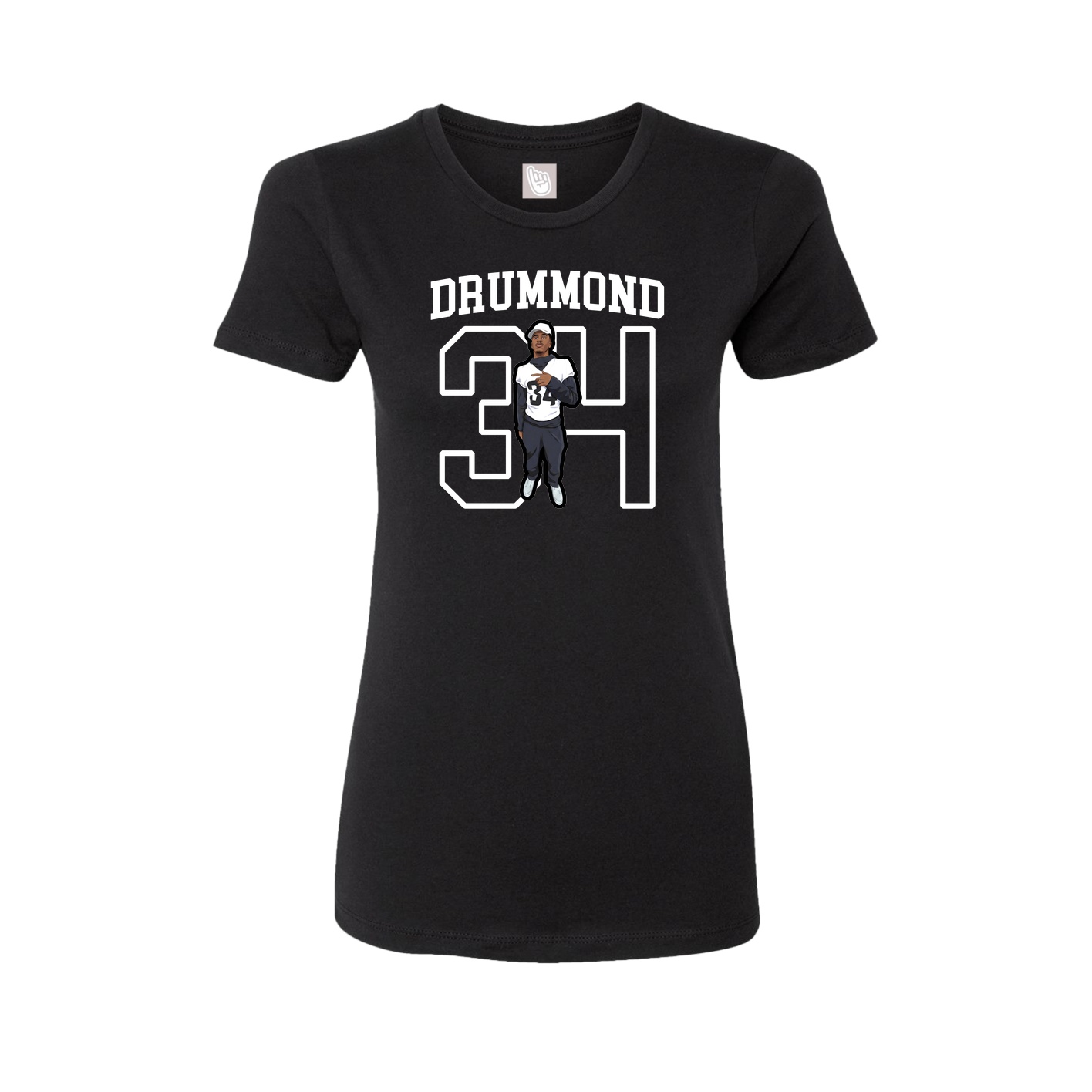 Fitted Women's Tee — Shirsey in Black