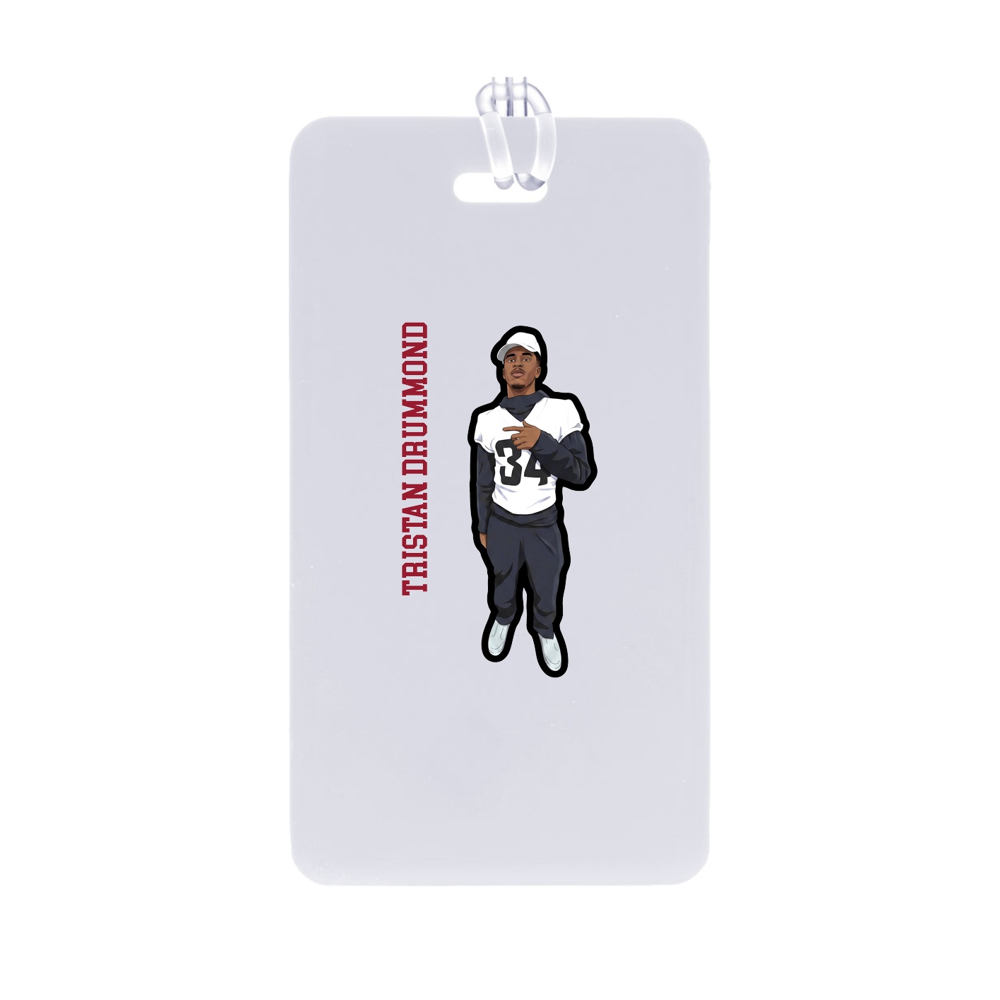 Bag Tag — Name Vertical in Classic