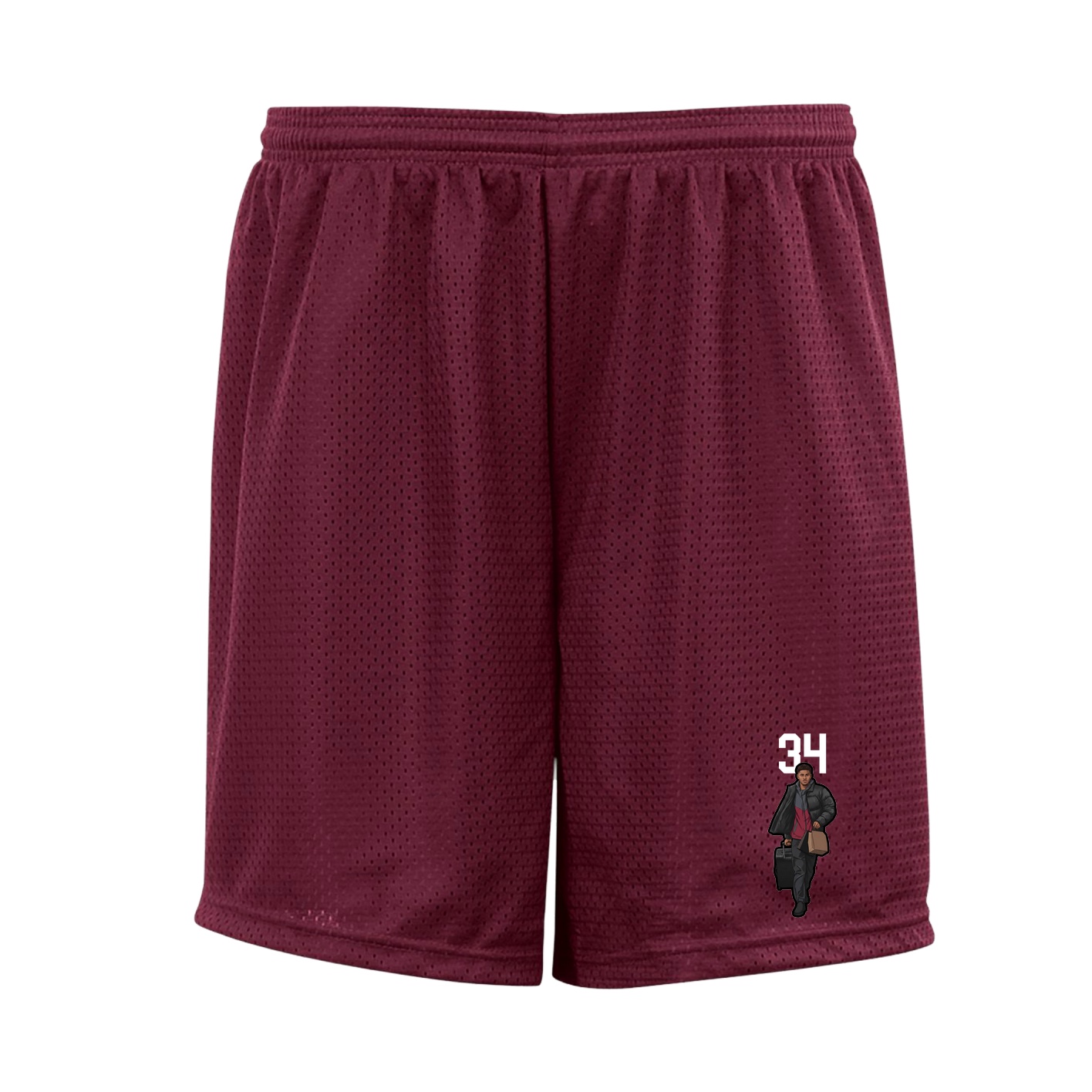 Shorts — Number Top in Cardinal