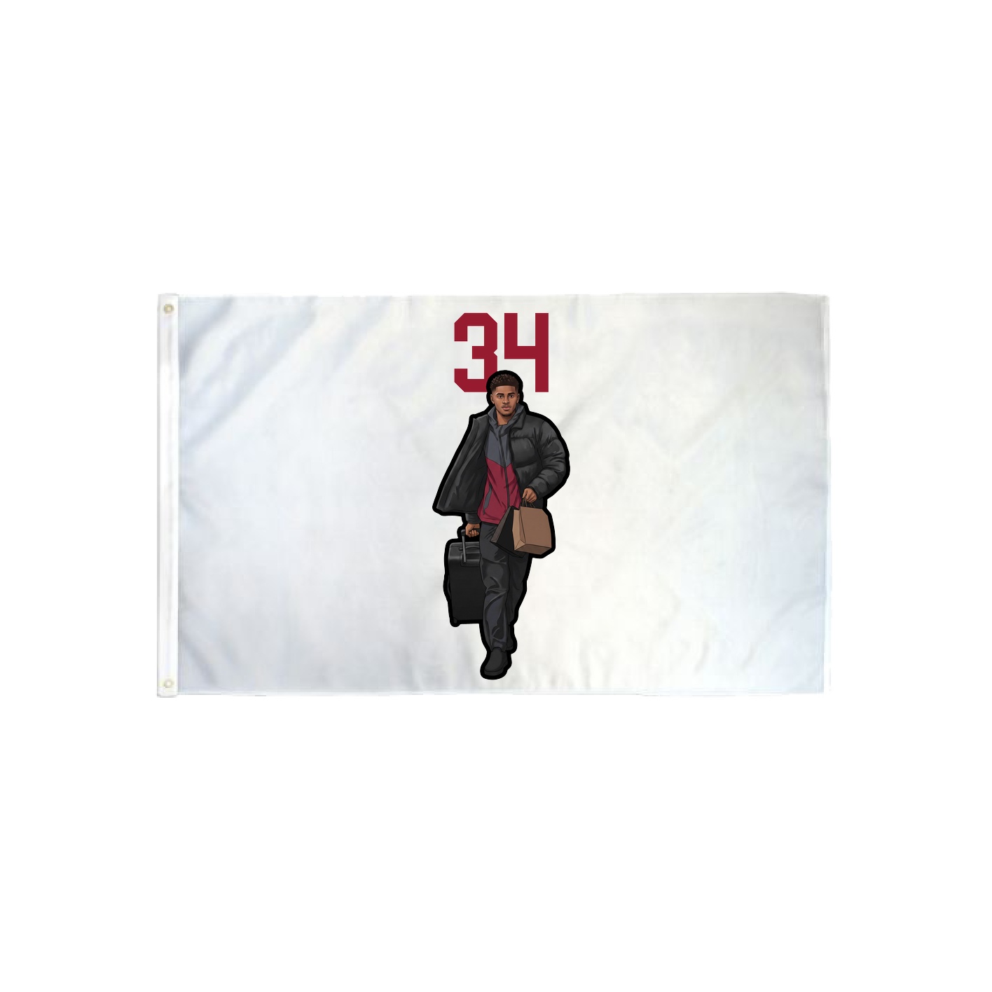 3x5 Flag — Number Top in Classic