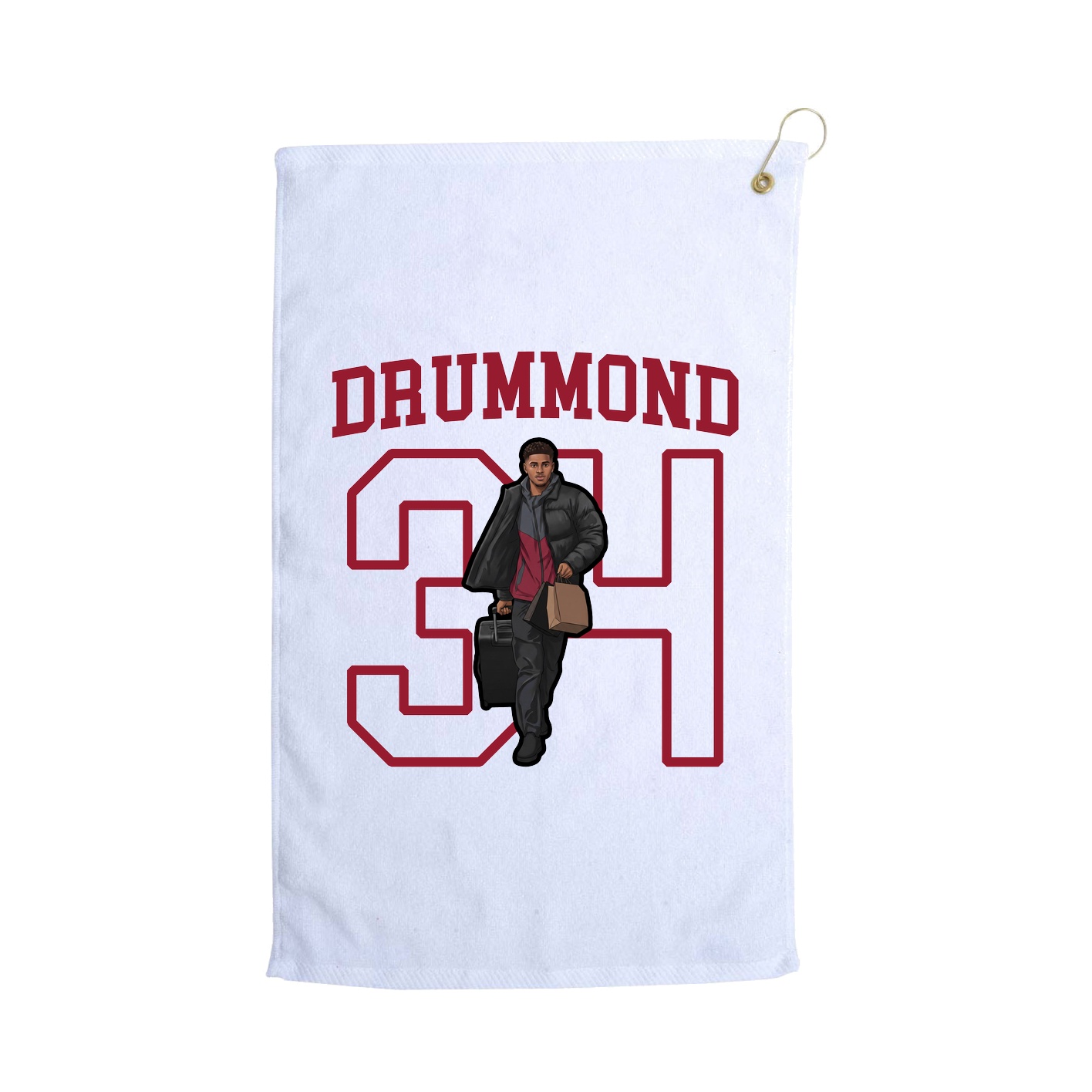 Golf Towel — Shirsey in White