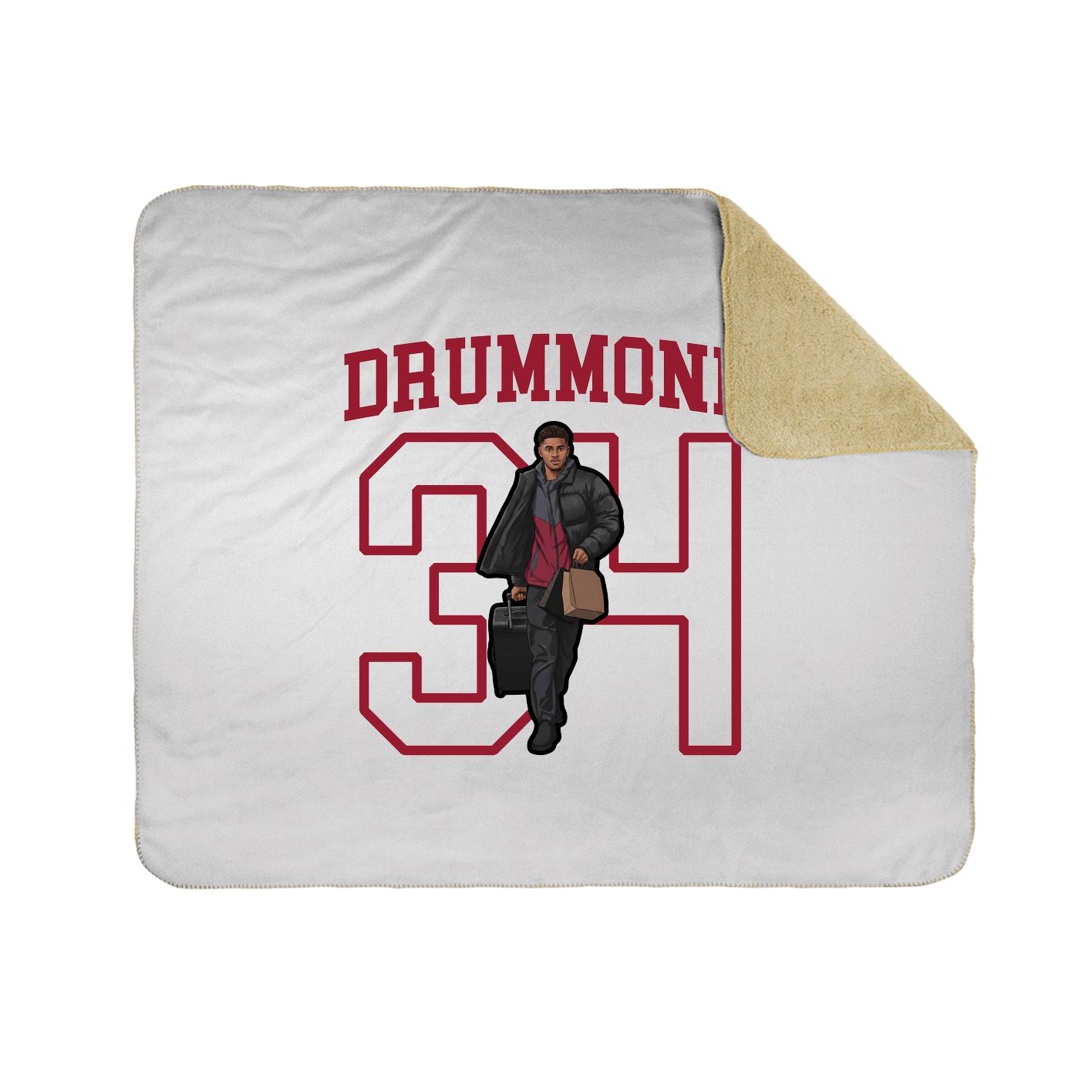 Throw Blanket — Shirsey in White
