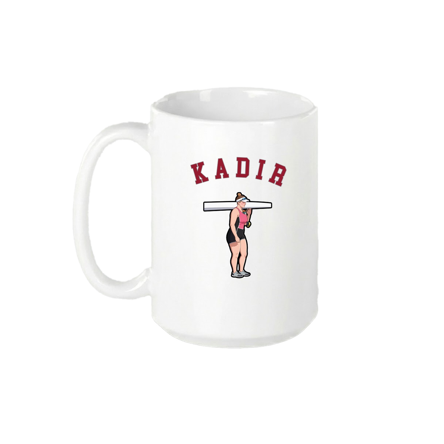 15oz Coffee Mug — Shirsey Arch in White