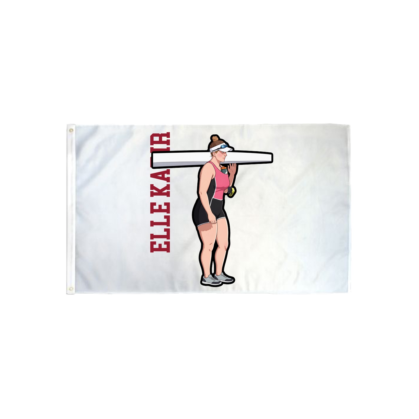 3x5 Flag — Name Vertical in Classic