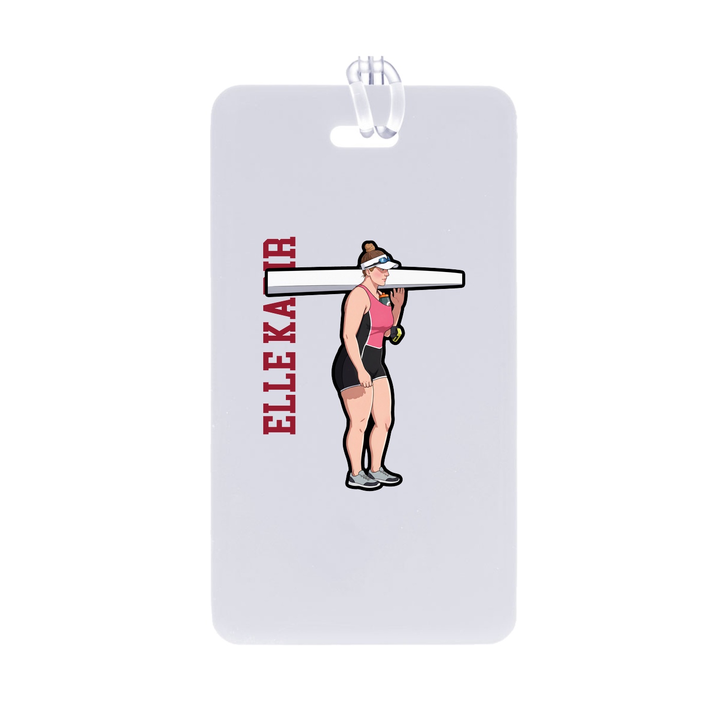 Bag Tag — Name Vertical in Classic