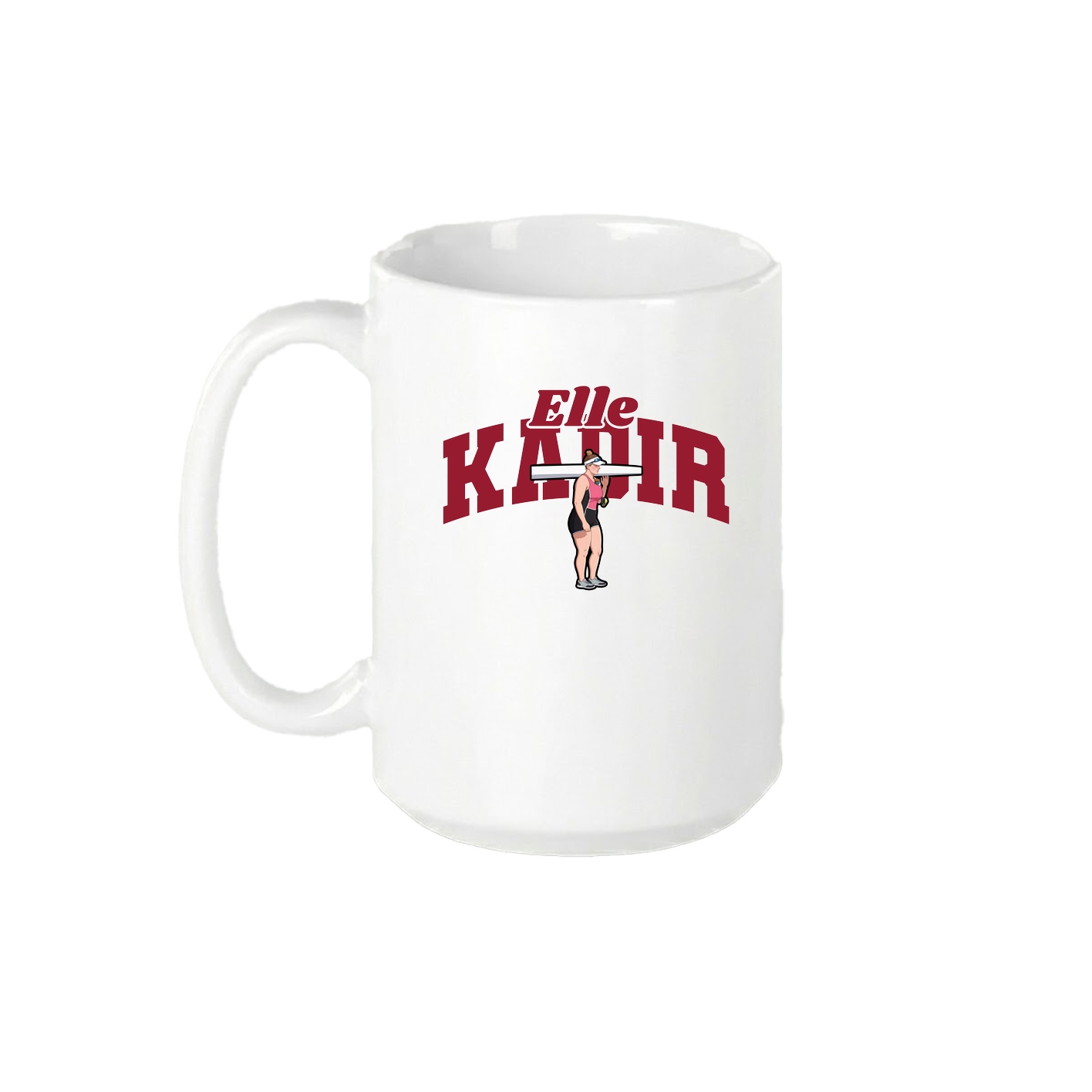 15oz Coffee Mug — Signature Arch in White