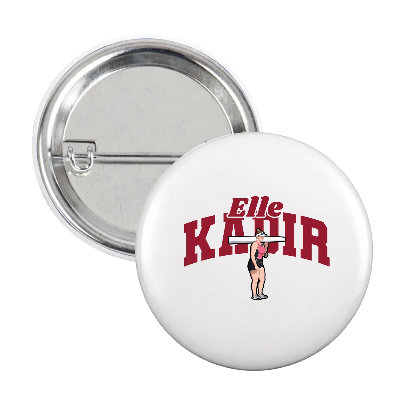 Game Day Button — Signature Arch in White