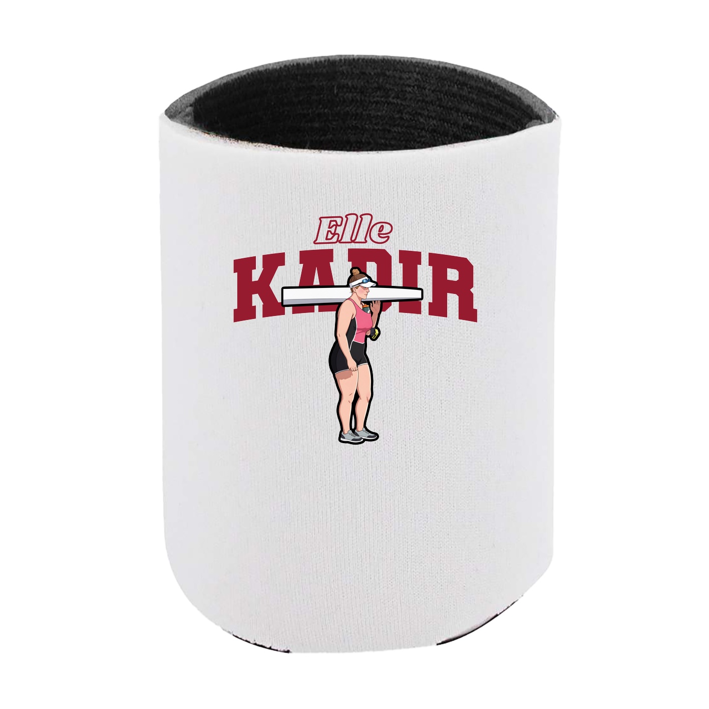 Can Holder — Name Arch in White