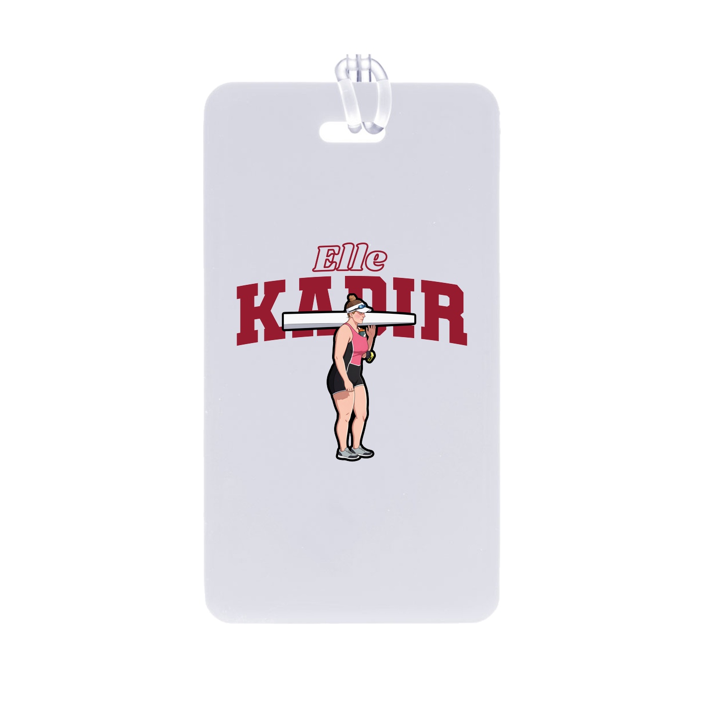 Bag Tag — Name Arch in Classic