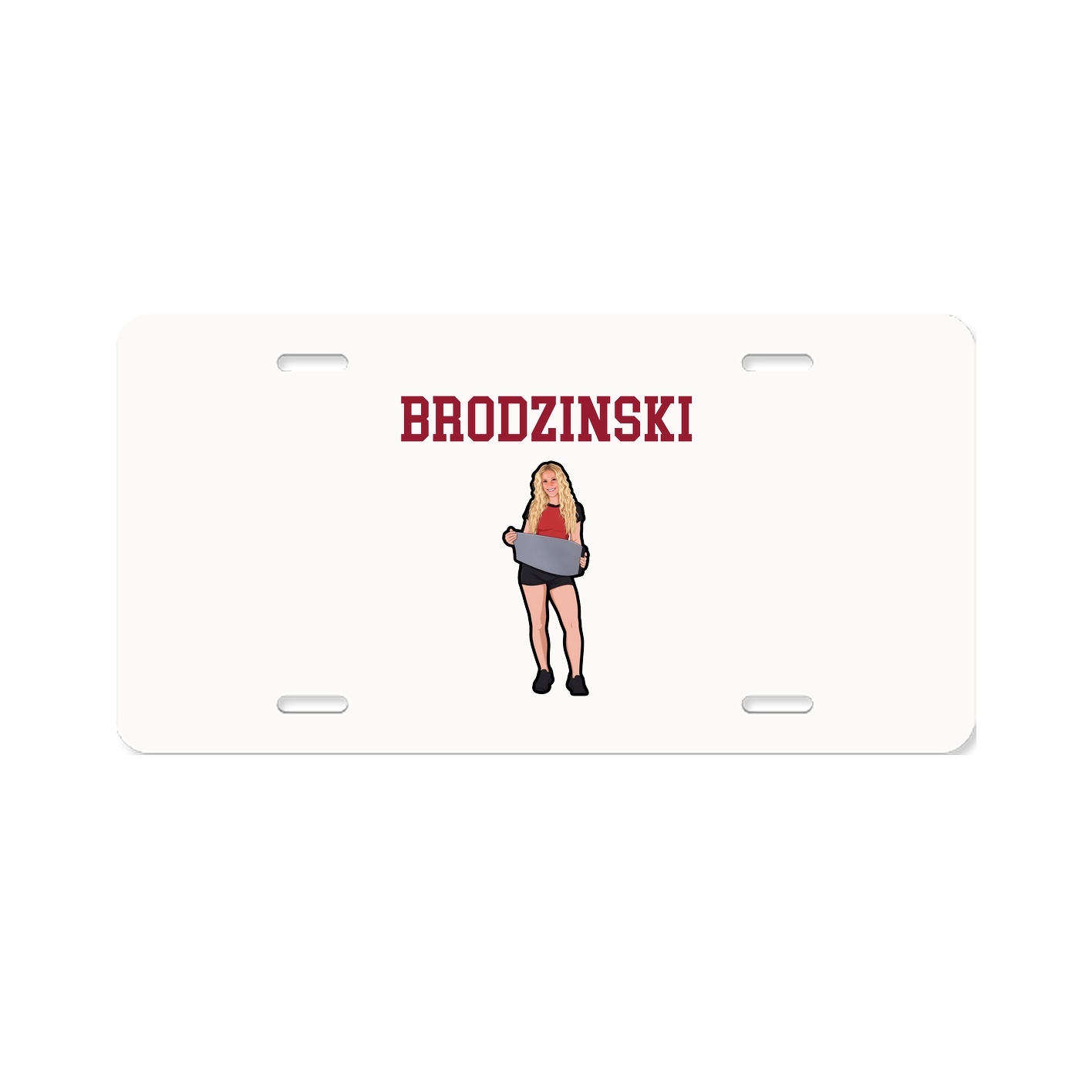 License Plate — Shirsey in Classic