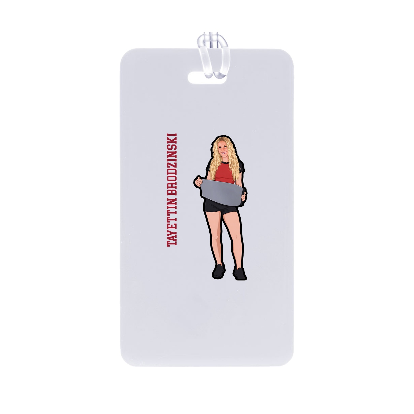 Bag Tag — Name Vertical in Classic