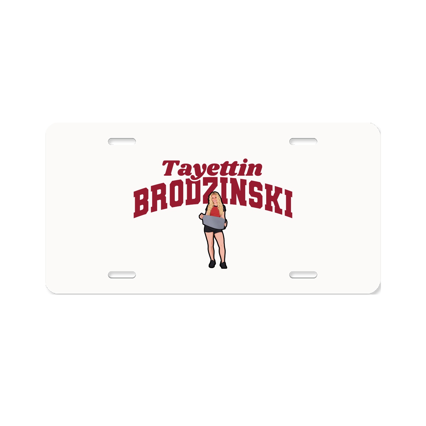 License Plate — Signature Arch in Classic