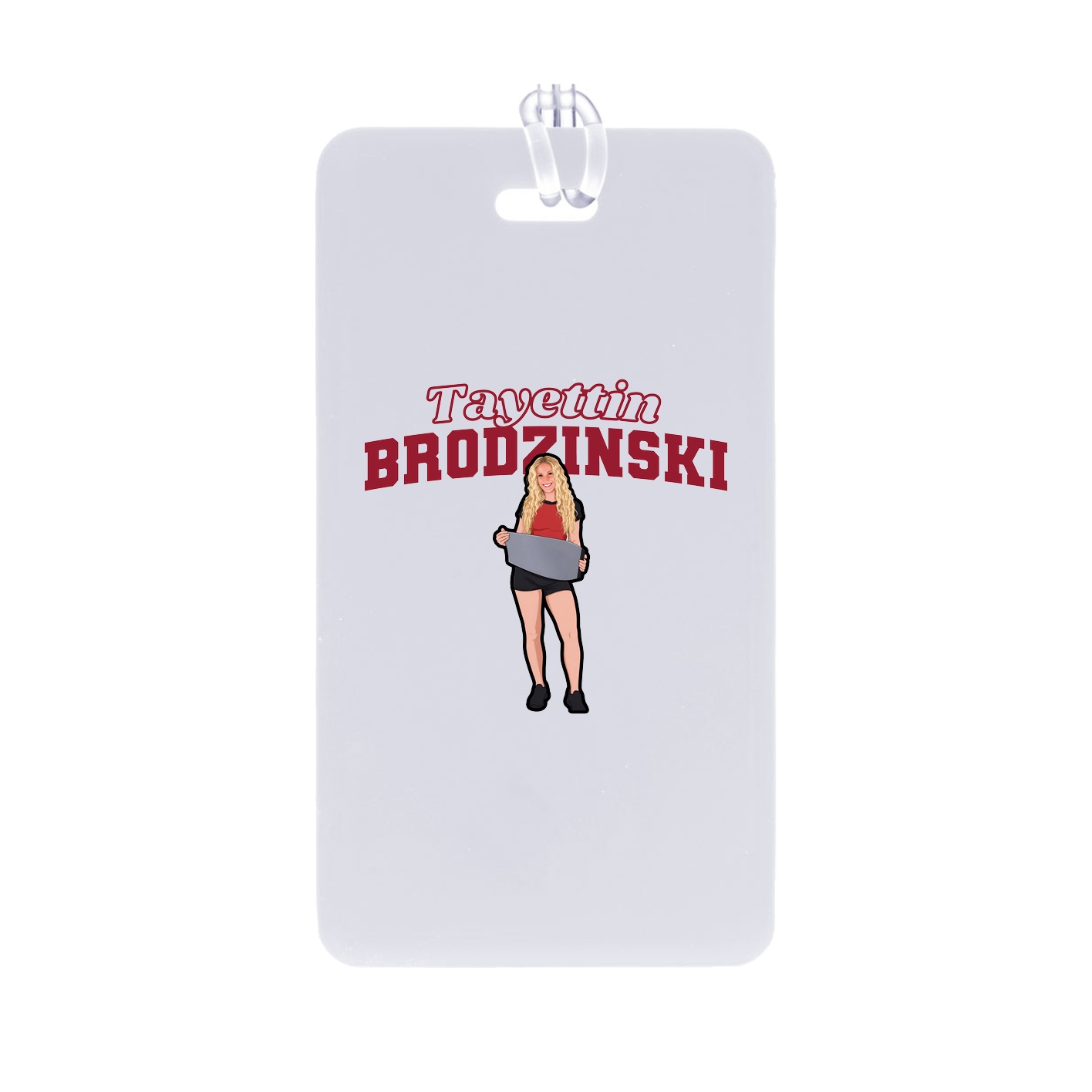 Bag Tag — Name Arch in Classic